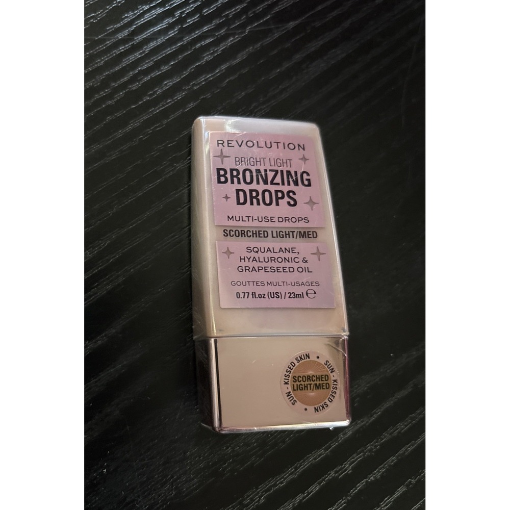 Revolution Bright Light Bronzing Drops Scorched‎ Light/Med Multi-Use